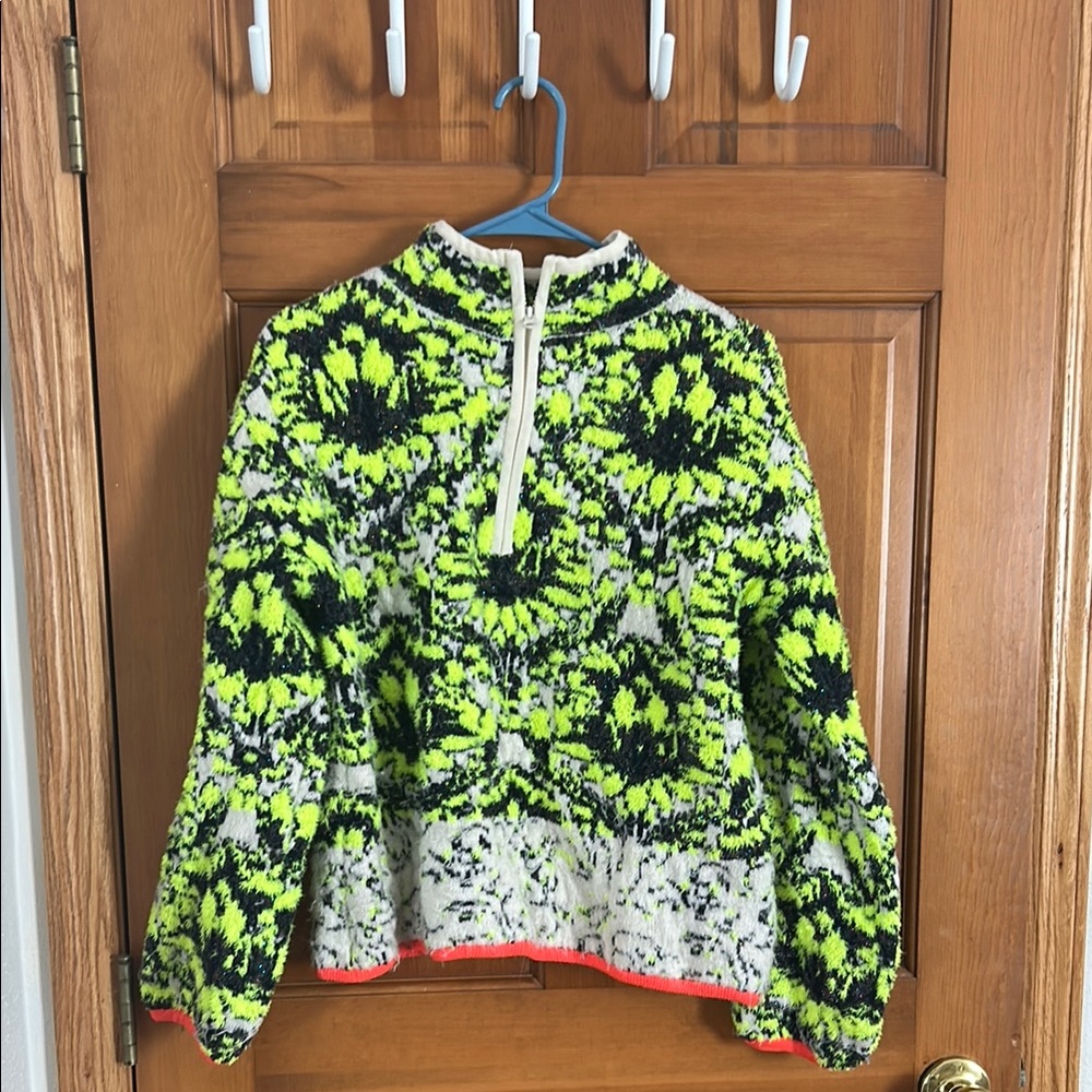 Vibrant Patterned Pullover Sweater